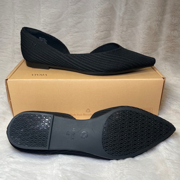 VIVAIA Pointed-Toe D'Orsay Flats (Melia) EU 42 / US 10.5 - Picture 8 of 10